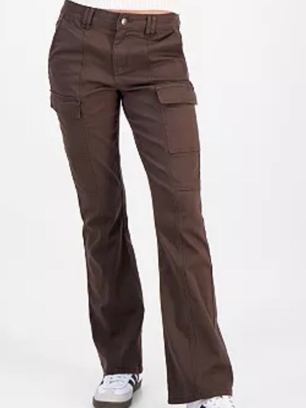 Y2K style Madden Girl Brown Straight Leg Cargo Pants